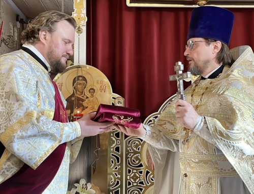 Поздравление диакона Георгия Марченко с окончанием Духовной Семинарии.