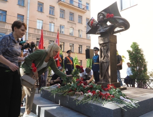 Открытие памятника «Слепой слухач — защитник неба блокадного Ленинграда»  03 сентября 2024 года